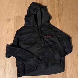 Helimix Camo Cropped Hoodie